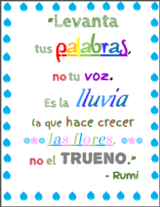 Levanta tus palabras