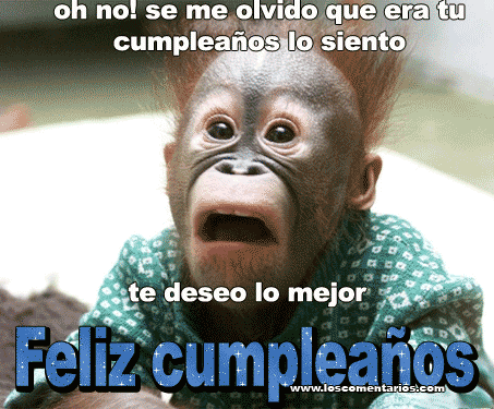 cumpleaños mono