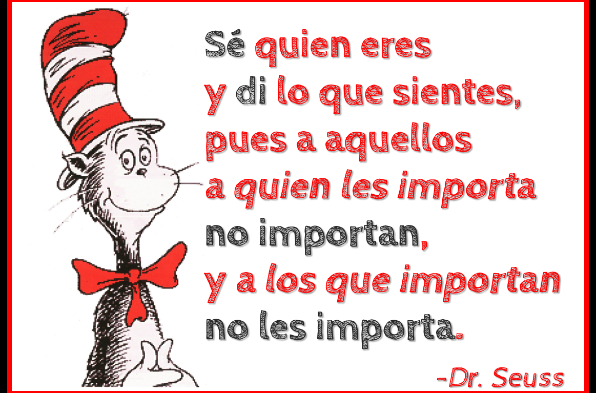 Dr. Seuss Sé quien eres