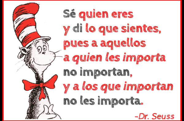 Dr. Seuss Sé quien eres