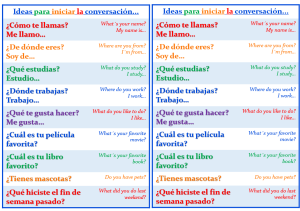 spanish conversation cards picture